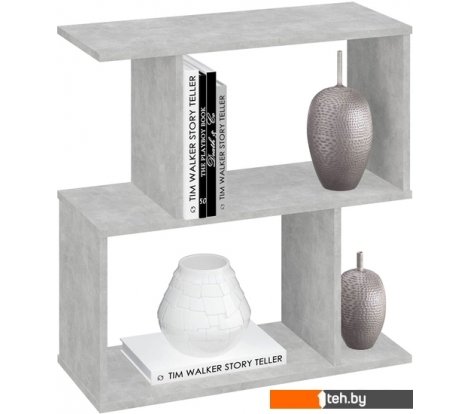  - Полки, стеллажи, системы хранения Polini Kids Home Smart Фигурный 2 секции 0002270.75 (бетон) - Home Smart Фигурный 2 секции 0002270.75 (бетон)