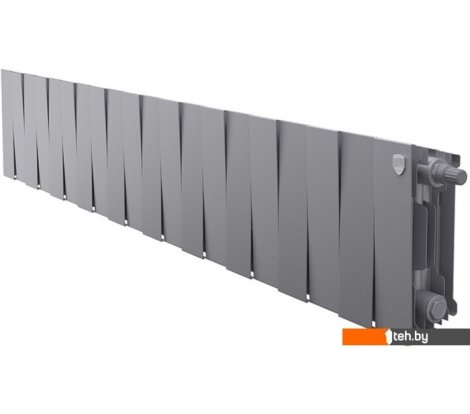  - Радиаторы отопления Royal Thermo PianoForte 200 Silver Satin (20 секций) нижнее подключение - PianoForte 200 Silver Satin (20 секций) нижнее подключение