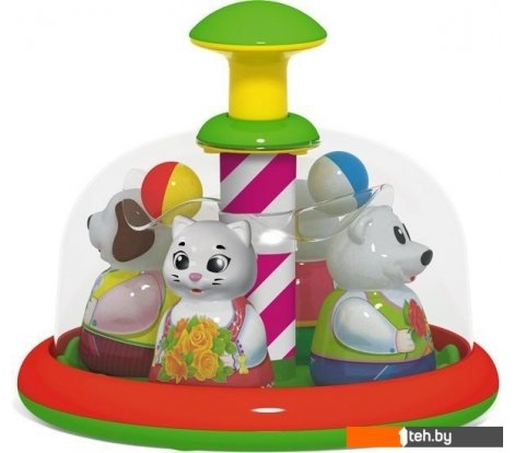  - Развивающие игрушки Stellar Юла-карусель Аттракцион 01398 - Юла-карусель Аттракцион 01398