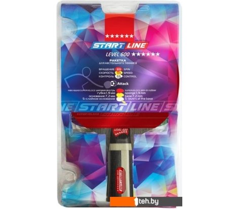  - Ракетки, мячи и аксессуары для настольного тенниса Start Line Level 600 12703 - Level 600 12703
