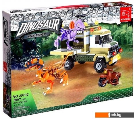  - Конструкторы Keyixing Диноленд. Сражение с хищниками 4351970 - Диноленд. Сражение с хищниками 4351970