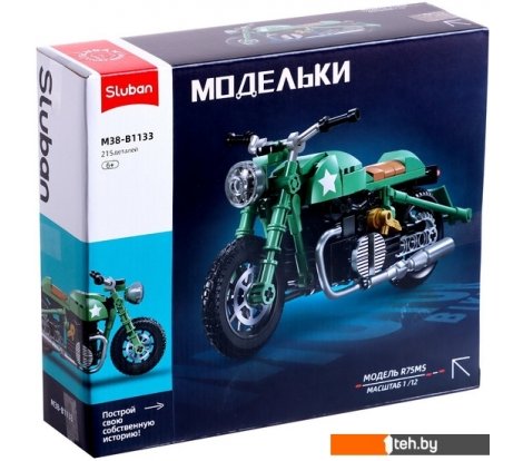  - Конструкторы Sluban Модельки. Ретро мотоцикл M38-B1133 - Модельки. Ретро мотоцикл M38-B1133