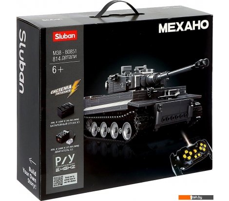  - Конструкторы Sluban Механо. Немецкий танк Tiger M38-B0851 9590275 - Механо. Немецкий танк Tiger M38-B0851 9590275