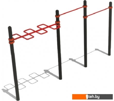  - Детские спортивные комплексы и игровые площадки Dinamika Двойной со змейкой ZSO-001890 - Двойной со змейкой ZSO-001890