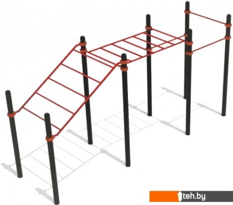  - Детские спортивные комплексы и игровые площадки Dinamika двухсекционный с подъёмом ZSO-001900 - двухсекционный с подъёмом ZSO-001900