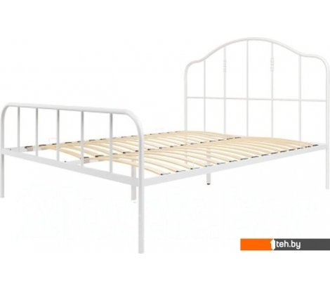  - Кровати Князев Мебель Афина АФН.140.200.Б (белый муар) - Афина АФН.140.200.Б (белый муар)