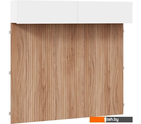  - Полки, стеллажи, системы хранения Трия Порто СМ-393.21.023-24 (белый жемчуг/яблоня беллуно/белый софт) - Порто СМ-393.21.023-24 (белый жемчуг/яблоня беллуно/белый софт)