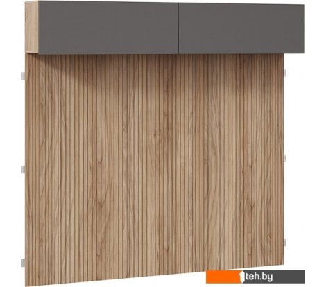  - Полки, стеллажи, системы хранения Трия Порто СМ-393.21.023-24 (яблоня беллуно/графит софт) - Порто СМ-393.21.023-24 (яблоня беллуно/графит софт)