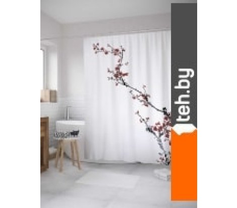  - Шторки и карнизы для ванн и поддонов JoyArty Ветка направления sc_9111 - Ветка направления sc_9111
