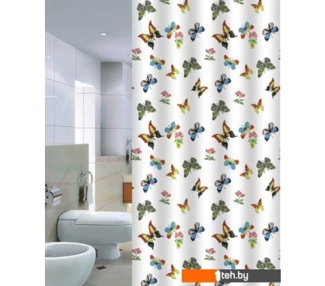  - Шторки и карнизы для ванн и поддонов Primanova Butterflies DR-50021 - Butterflies DR-50021