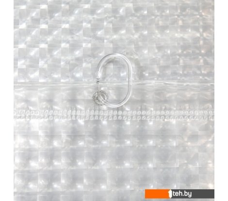  - Шторки и карнизы для ванн и поддонов Вилина Кристалл Peva. Призма 7179-10015-1 180x180 (прозрачный) - Кристалл Peva. Призма 7179-10015-1 180x180 (прозрачный)