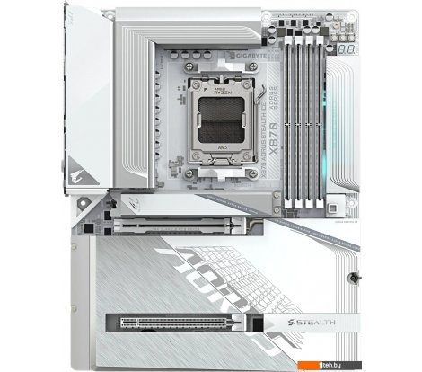  - Материнские платы Gigabyte X870 Aorus Stealth Ice - X870 Aorus Stealth Ice