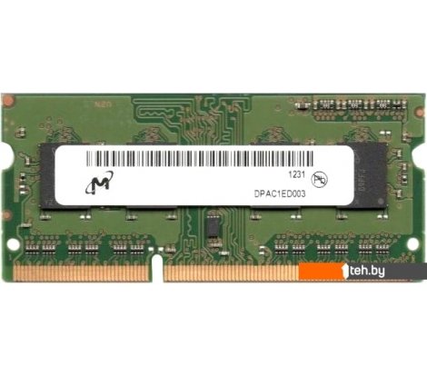  - Оперативная память Micron 4GB DDR4 SODIMM PC4-25600 MTA4ATF51264HZ-3G2J1 - 4GB DDR4 SODIMM PC4-25600 MTA4ATF51264HZ-3G2J1