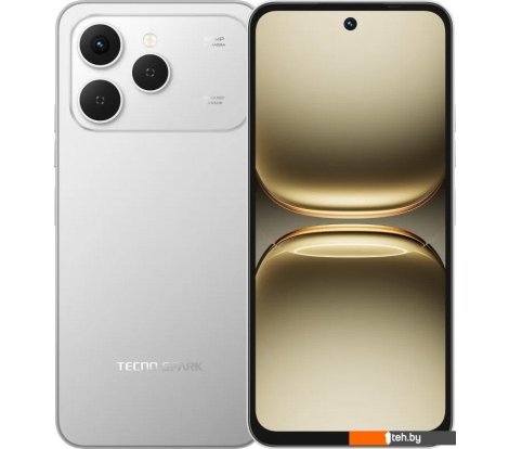  - Мобильные телефоны Tecno Spark 40 KM5n 8GB/256GB NFC (серый титановый) - Spark 40 KM5n 8GB/256GB NFC (серый титановый)