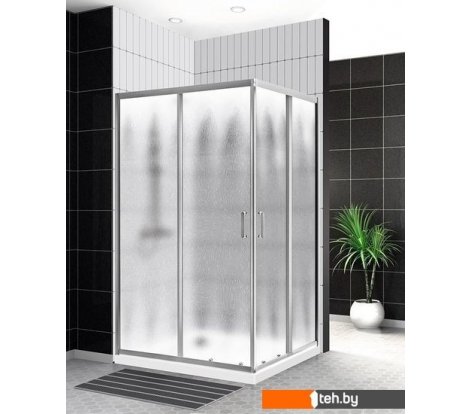  - Душевые кабины BelBagno UNO-195-AH-2-120/100-CH-CR - UNO-195-AH-2-120/100-CH-CR
