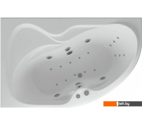  - Ванны Aquatek Вега 170x105 без гидромассажа (левая, с экраном) - Вега 170x105 без гидромассажа (левая, с экраном)
