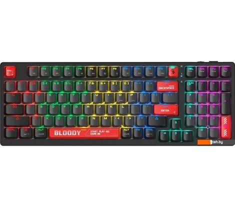  - Клавиатуры A4Tech Bloody WS98 Black & Red (Bloody BLMS Red Plus) - Bloody WS98 Black & Red (Bloody BLMS Red Plus)