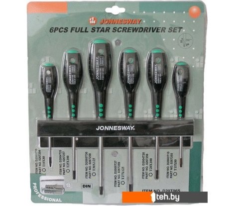  - Наборы инструментов Jonnesway D20T06S (6 предметов) - D20T06S (6 предметов)