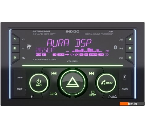  - Автомагнитолы Aura Indigo-847DSP MkII - Indigo-847DSP MkII