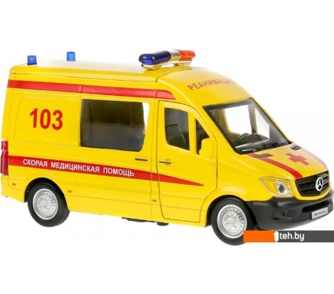  - Игрушечный транспорт Технопарк Mercedes-Benz Sprinter Реанимация SPRINTERVAN-14AMB-YE - Mercedes-Benz Sprinter Реанимация SPRINTERVAN-14AMB-YE
