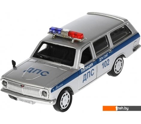  - Игрушечный транспорт Технопарк Газ 2402 Волга. Полиция 2402-12POL-SR - Газ 2402 Волга. Полиция 2402-12POL-SR
