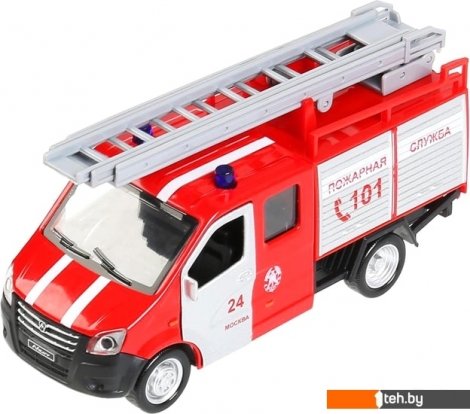  - Игрушечный транспорт Технопарк ГАЗель Next Пожарная NEXTFIR-15FIR-RD - ГАЗель Next Пожарная NEXTFIR-15FIR-RD