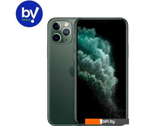  - Мобильные телефоны Apple iPhone 11 Pro 256GB Восстановленный by Breezy, грейд B (темно-зеленый) - iPhone 11 Pro 256GB Восстановленный by Breezy, грейд B (темно-зеленый)