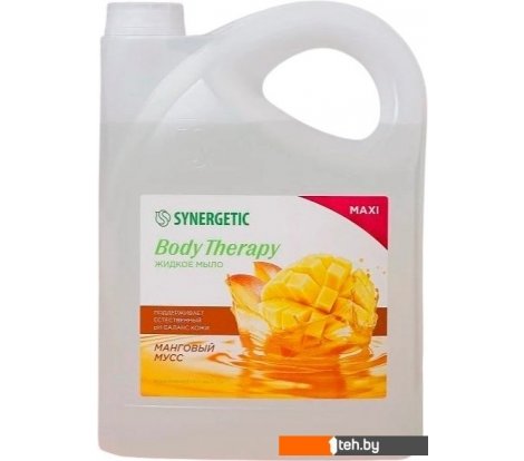  - Косметика по уходу за телом Synergetic Жидкое мыло Body Therapy Манговый мусс 5 л - Жидкое мыло Body Therapy Манговый мусс 5 л