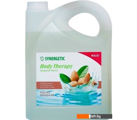  - Косметика по уходу за телом Synergetic Жидкое мыло Body Therapy Масло миндаля 5 л - Жидкое мыло Body Therapy Масло миндаля 5 л