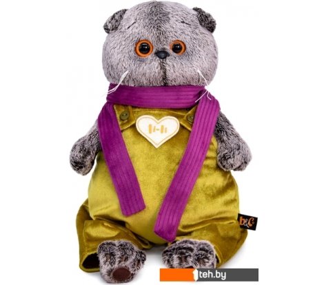  - Мягкие игрушки BUDI BASA Collection Басик в бархатном комбинезоне Ks22-209 (22 см) - Басик в бархатном комбинезоне Ks22-209 (22 см)