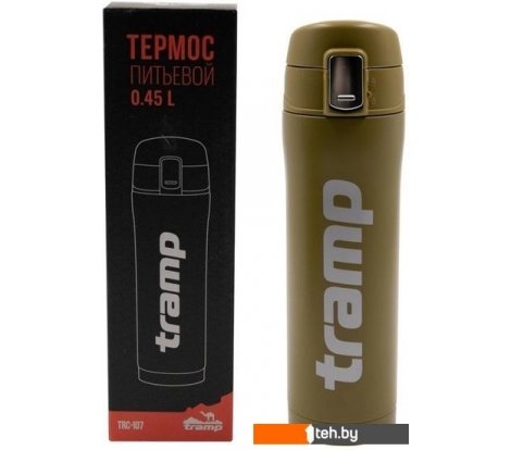  - Термосы, термокружки и многоразовые стаканы TRAMP TRC-107х 450 мл (хаки) - TRC-107х 450 мл (хаки)