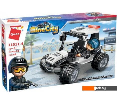  - Конструкторы Qman Mine City 11011-4 Активация внедорожника - Mine City 11011-4 Активация внедорожника