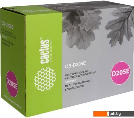  - Картриджи для принтеров и МФУ CACTUS CS-D205E (аналог Samsung MLT-D205E) - CS-D205E (аналог Samsung MLT-D205E)