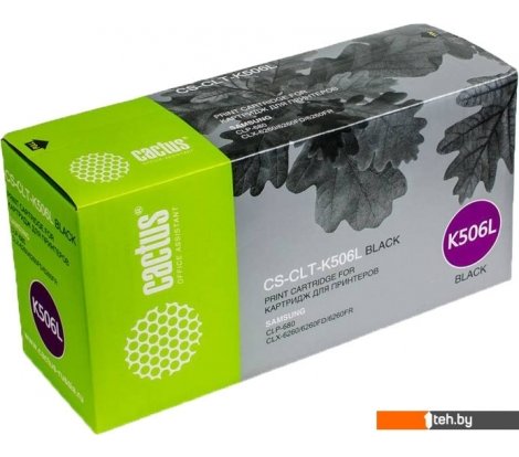 - Картриджи для принтеров и МФУ CACTUS CS-CLT-K506L (аналог Samsung CLT-K506L) - CS-CLT-K506L (аналог Samsung CLT-K506L)