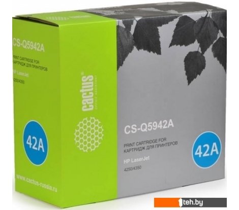  - Картриджи для принтеров и МФУ CACTUS CS-Q5942A (аналог HP Q5942A) - CS-Q5942A (аналог HP Q5942A)