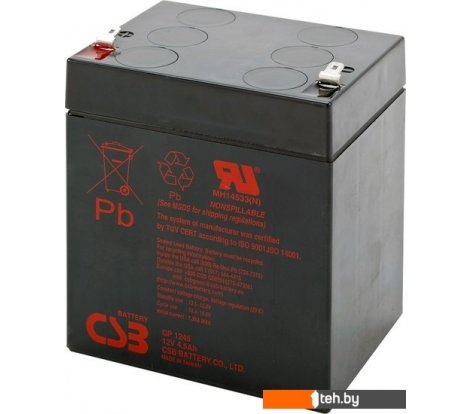  - Аккумуляторы для ИБП CSB Battery GP1245 (12В/4.5 А·ч) - GP1245 (12В/4.5 А·ч)