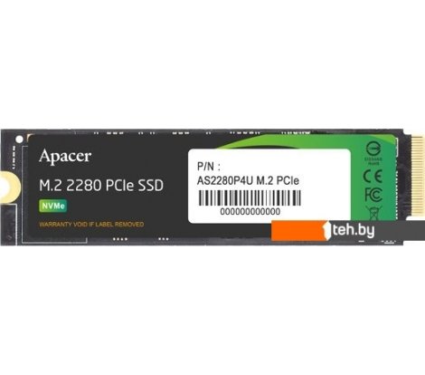  - SSD Apacer AS2280P4U 256GB AP256GAS2280P4U - AS2280P4U 256GB AP256GAS2280P4U