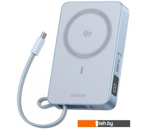  - Портативные зарядные устройства Ugreen MagFlow PB773 10000mAh (голубой) - MagFlow PB773 10000mAh (голубой)