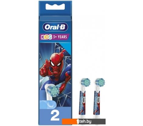  - Аксессуары к товарам для красоты и здоровья Oral-B Kids EB10S Spiderman (2 шт) - Kids EB10S Spiderman (2 шт)
