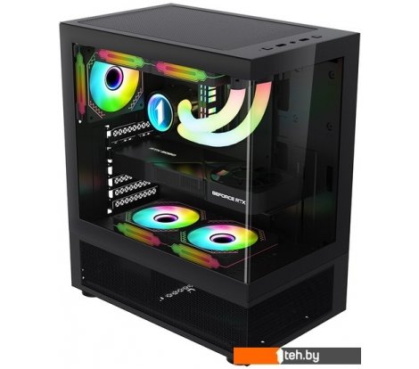  - Корпуса 1stPlayer MIKU Mi7-A (черный) - MIKU Mi7-A (черный)