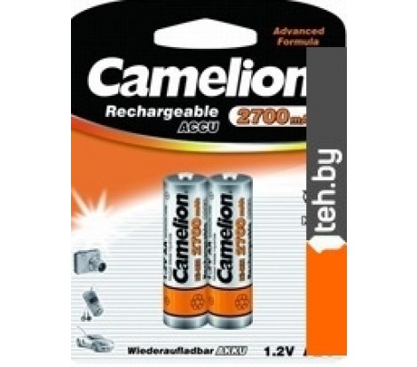  - Батарейки, аккумуляторы, зарядные Camelion AA 2700mAh 2 шт. NH-AA2700BP2 - AA 2700mAh 2 шт. NH-AA2700BP2