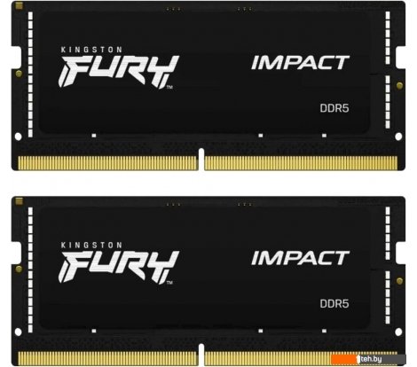  - Оперативная память Kingston FURY Impact 2x16 ГБ DDR5 5600МГц KF556S40IBK2-32 - FURY Impact 2x16 ГБ DDR5 5600МГц KF556S40IBK2-32
