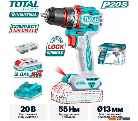  - Шуруповерты, гайковерты, электроотвертки Total TDLI205582 (с 1-им АКБ) - TDLI205582 (с 1-им АКБ)