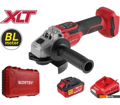 - Угловые шлифмашины (болгарки) Wortex CAG 1812-2 SE SET 1334919 (с 1-им АКБ, кейс) - CAG 1812-2 SE SET 1334919 (с 1-им АКБ, кейс)
