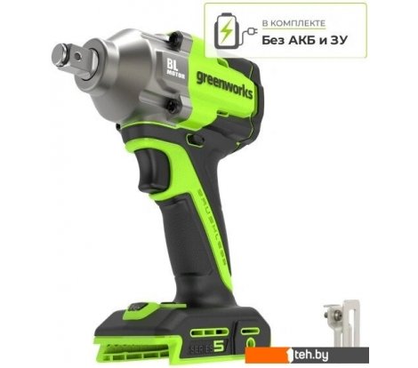  - Шуруповерты, гайковерты, электроотвертки Greenworks IW5500 3805007 (без АКБ) - IW5500 3805007 (без АКБ)