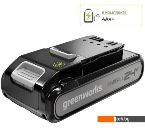  - Аккумуляторы и зарядные устройства для инструмента Greenworks G24SV4 2960607 (24В/4 Ач) - G24SV4 2960607 (24В/4 Ач)