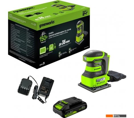  - Шлифмашины Greenworks G24SS14 3100507CUA (с 1-им АКБ) - G24SS14 3100507CUA (с 1-им АКБ)