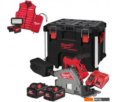  - Циркулярные, торцовочные и сабельные пилы Milwaukee M18 FPS55MC-552P 4933499456 (с 2-мя АКБ, кейс) - M18 FPS55MC-552P 4933499456 (с 2-мя АКБ, кейс)