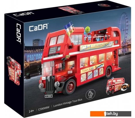  - Конструкторы CaDa London Vintage Tour Bus C59008W - London Vintage Tour Bus C59008W