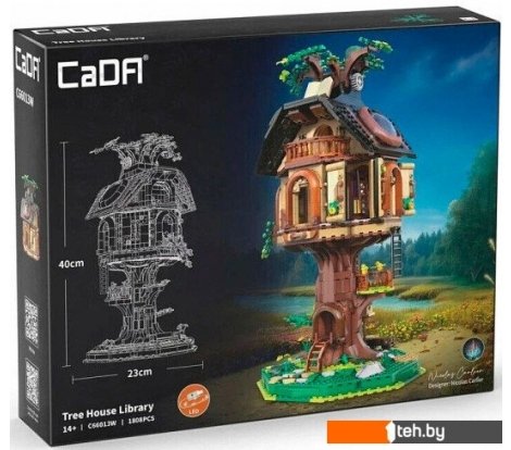  - Конструкторы CaDa Библиотека на дереве C66013W - Библиотека на дереве C66013W